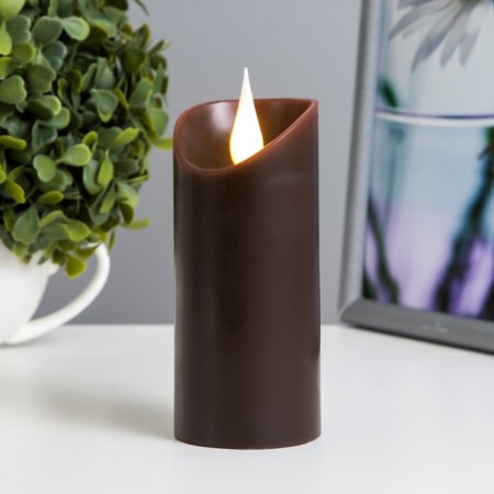 Nightmare "Black candle" LED 1W from batteries 2haa wenge 5x5x12cm Risalux