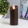 Nightmare "Black candle" LED 1W from batteries 2haa wenge 5x5x12cm Risalux