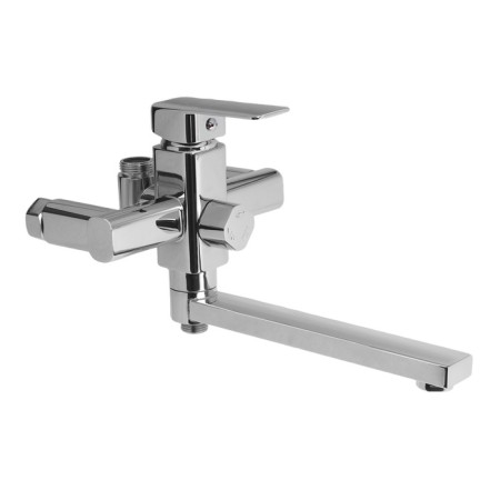 Bath mixer Zein Z2078CR, bar, shower set, 35 mm cartridge, brass, chrome