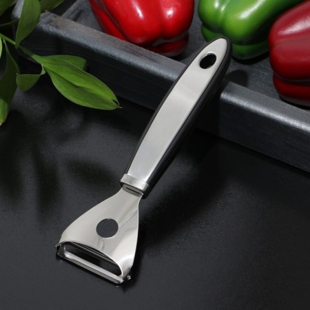 Vegetable cleaner BLADE, 18 cm, handle SOFT TOUCH, MIX color