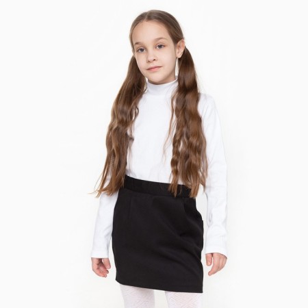 Baby turtleneck, white color, height 128 cm