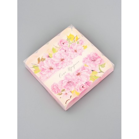 Cookie box, confectionery packaging, "the most beautiful", 15 x 15 x 3 cm-1