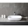 ABBER STEIN AS2620 sink, invoice, 600x400x130 mm, artificial stone, white
