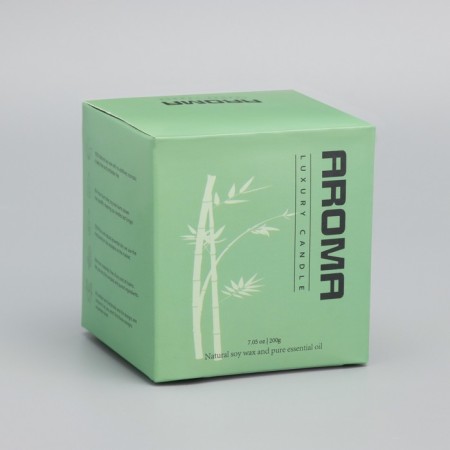 Aromatic candle in the bamboo "Kunulun", soy wax, 25 hours, 150 gr, in the box, 8.5x8 cm-6