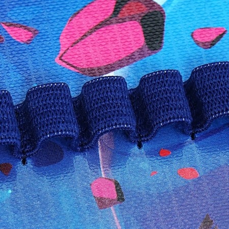Penal 1 section, 140 x 200 x 40 mm, 2 folding strips, fabric, Hatber "Universe" Blue NPK_74288-5