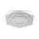 Lamp with PDU 69527/1 LED 115W Dimmer white 44x50x6.5 cm Bayerlux