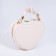 Bag Cross-Bodi with a zipper, white color