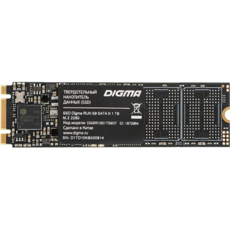 SSD Digma Sata-III 1TB DGSR1001TS93T RUN S9 M.2 2280-8