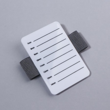 Tablet d/masters on eyelash extensions scale 7-14mm on the bracelet plast/rubzin package qf-1