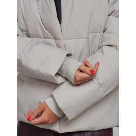 Winter jacket, size 50, light gray color-14