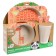 A set of children's bamboo dishes "Giraffe", a plate, a bowl, a glass, devices, 5 items