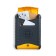 Mailbox, plastic, "standard", with a lock, gray