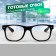 Computer glasses 28007, black color