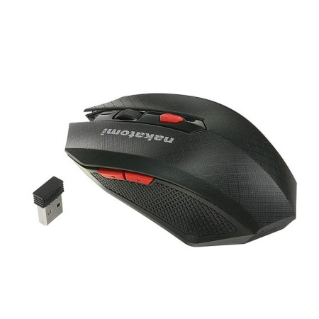 Nakatomi Mron-08U navigator, wireless, optical, 1600 dpi, 2xaaa, USB, black