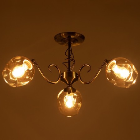 Chandelier 73184/3 E27 40W bronze 60x60x33.5 cm Bayerlux-2