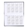 Purple Dated Pocket 2025, 155 x 95mm 64 sheets, Devente.Matrix, solid cover of leatherette with foam rubber, embossing, block 70, blue