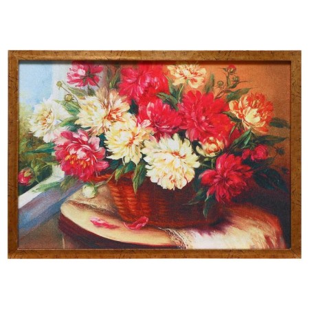 Tapestry "Basket with Peonies" 53*73 SM Frame Mix