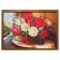 Tapestry "Basket with Peonies" 53*73 SM Frame Mix