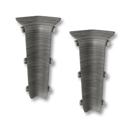 Inner lexide angle 80mm pine is gray (2pcs/blister)