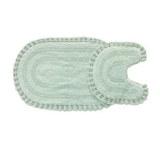 Set of bathroom mats Sofi de Marko Olivia, size 60x100 cm, 50x50 cm, menthol color