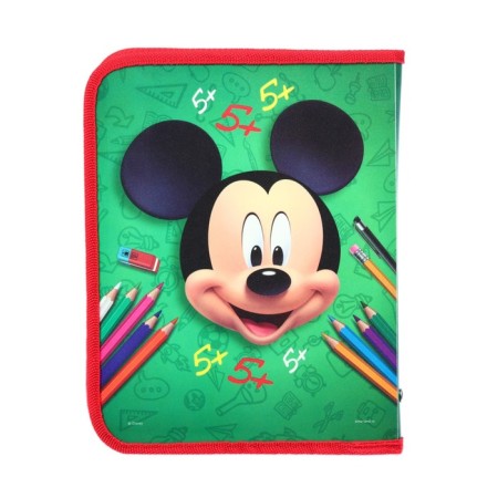 Plastic folder for notebooks A5, on lightning, Mickey Mouse-5