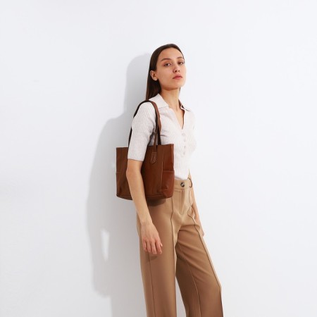 Soper bag on lightning brown color-5