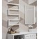 Electric heated toweller Indigo Sparta, 800x500 mm, timer, hidden installation, white