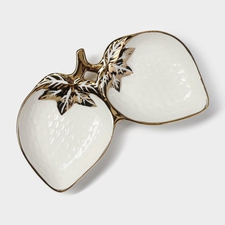 Menzhitsa ceramic 2 cells "strawberries", 24.5 × 18 × 3.5 cm-4
