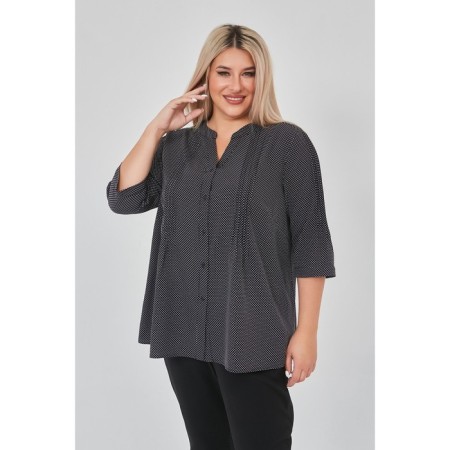 Female shirt, size 54, black color-2