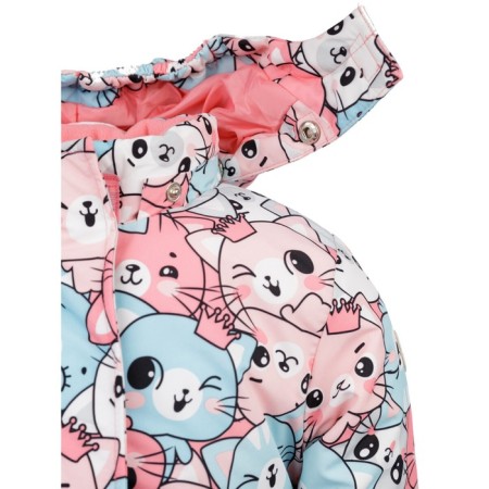 Winter overalls for a girl, height 116 cm-7