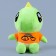 Soft toy "dinosaurus" in a jacket with a rainbow, 20 cm