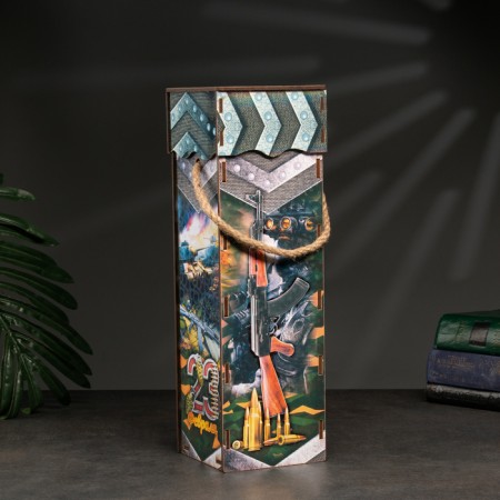 A bottle of cover "February 23", 33 x 10 x 10 cm-5
