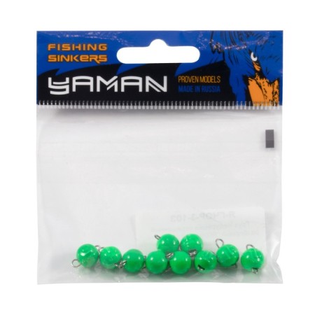 Cargo Cheburashka painted collapsible Yaman 10 pcs., 3 g, green-4