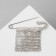 Play "Triumph" rain, 7cm, white color in silver