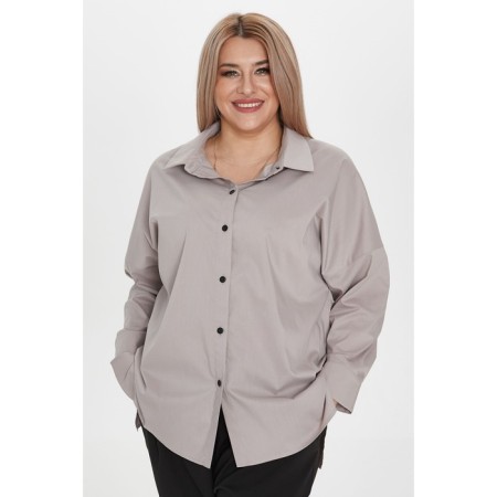 Female shirt, size 68, gray color-2