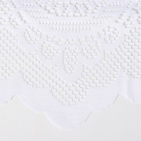 Curtain on the curtain tape 245x165cm, art.r.m509b, white, PE 100%-2