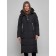 Coat insulated winter female, size 42, black color