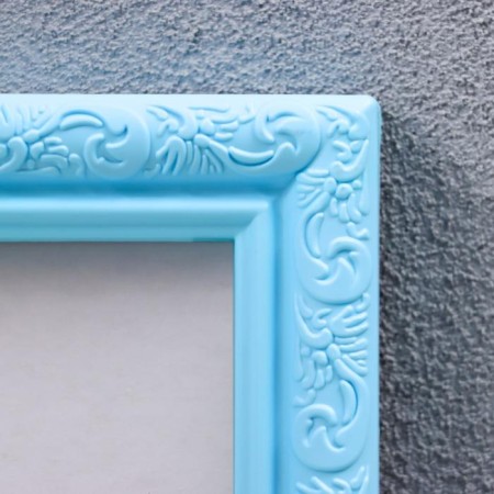 Photo frame L-2 21x30 cm Blue (plastic screen)-1