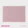 Armo perforated shares “Amato”, silicone, 42 × 29.6 cm, pink color