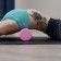 Massage roller SANGH, 30x9 cm, pink color