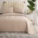 A set with a bedspread "Adonis", size 230x250 cm, 50x70 cm - 2 pcs, color cream