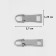 Poller for lightning, metal, 3.7 × 1.25 cm, 5 pcs, silver color