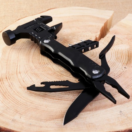 Multitul 13V1 with pliers and a divorce key, black-1