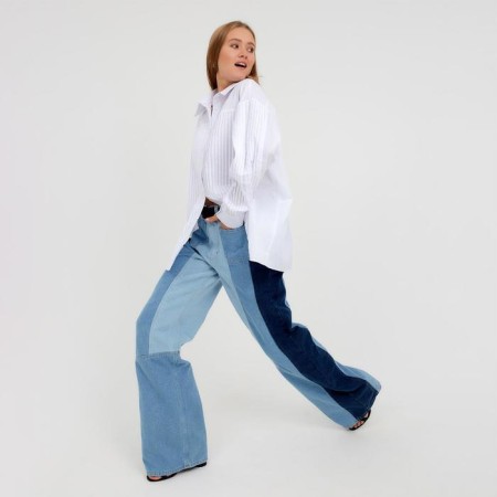 Women's shirt Minaku: Casual Collection Color White, Rr. 44-5