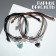Bracelets "Demetrons" owls, black-brown color, l = 12.5 cm