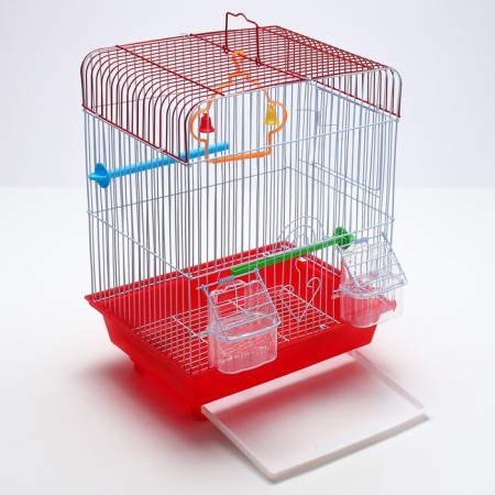 Poultry cell is equipped BD-1/2Q, 30 x 23 x 39 cm, red-4