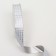 Ribbon for decor and gifts, snowflakes, 2 cm x 45 m