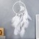 Dreams "Butterfly and Beads" White D = 16 cm 55x16 cm