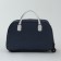 Road bag on wheels, external pocket, blue color