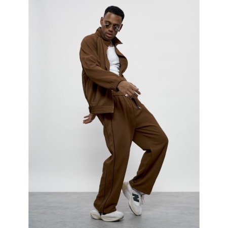 Sports suit men's, size 48, brown color-26